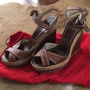 Christian Louboutin wedge sandals Size 38